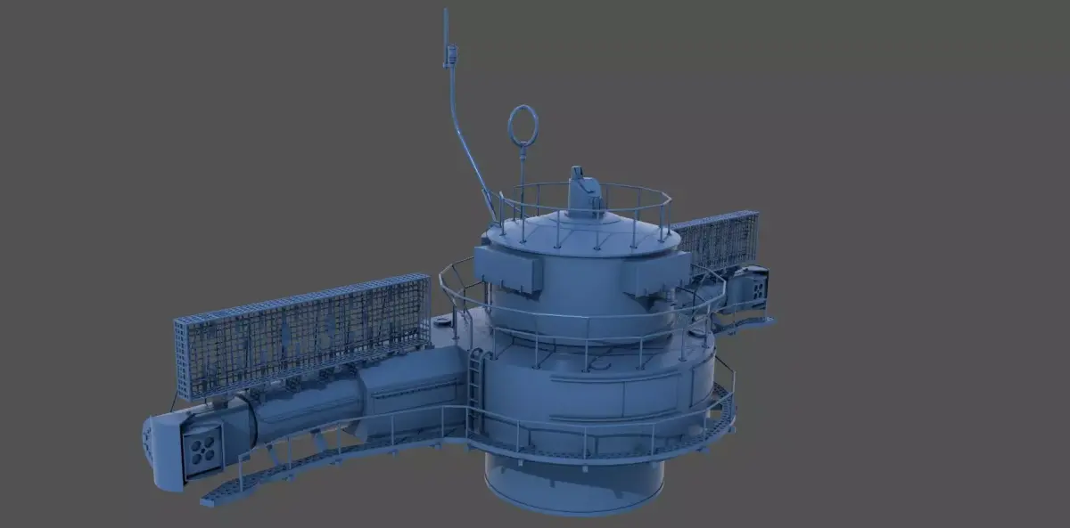 Yamato 15m main rangefinder - Commercial license - 1-100 scale 3D print model