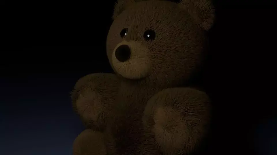 3d model of teddy bear  3D model