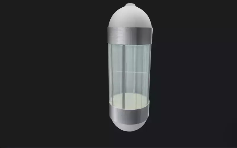 Elevator Center Opening Doors 3D Model 3D model