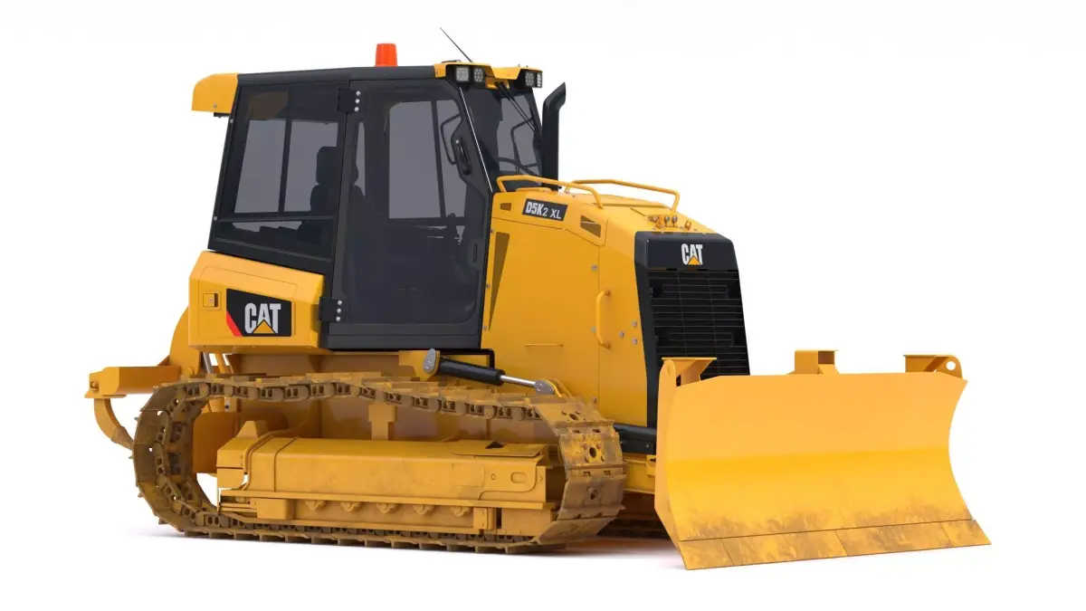 D5K2 Crawler Tractor Dirty 3D model