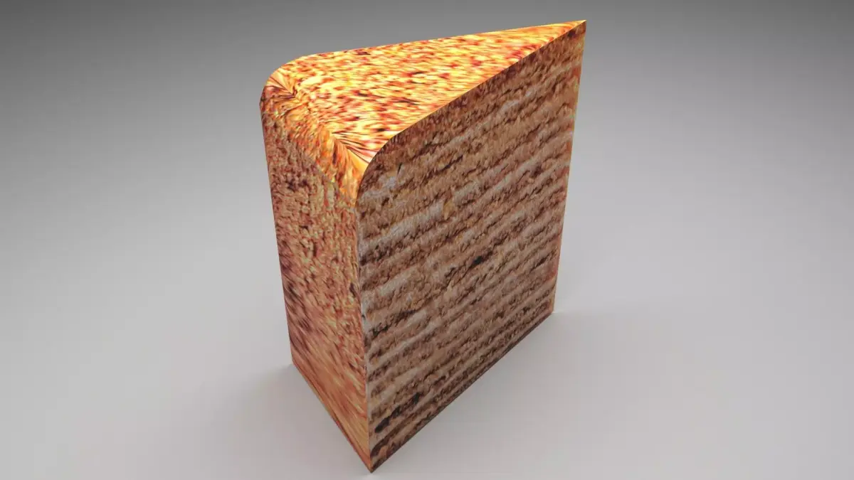 Medovik Cake 3D model