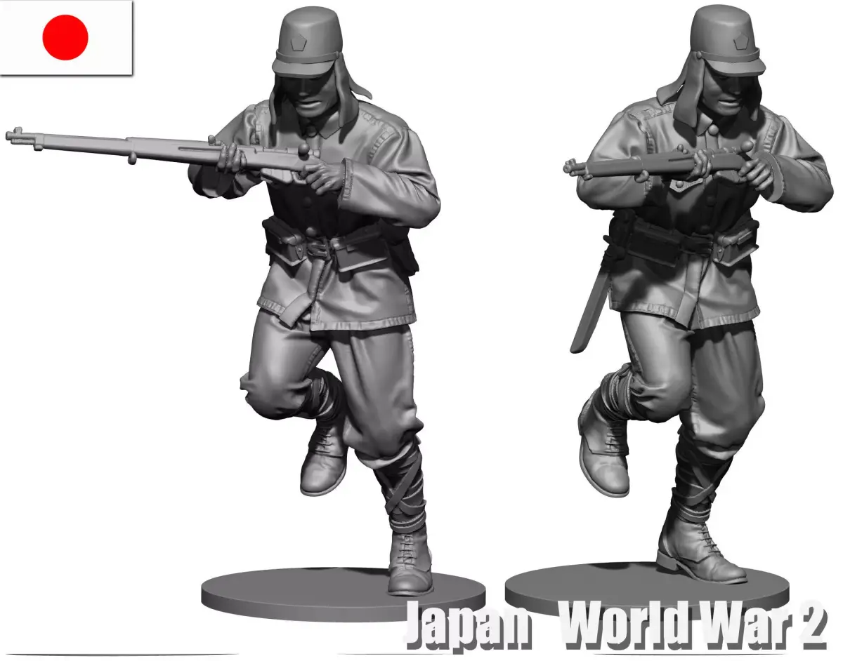 Japan soldier ww2 3D print model order
