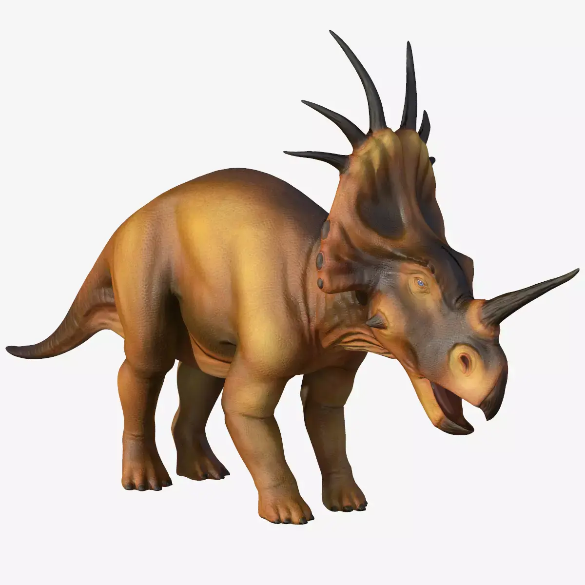 Styracosaurus dinosaur Low-poly 3D model