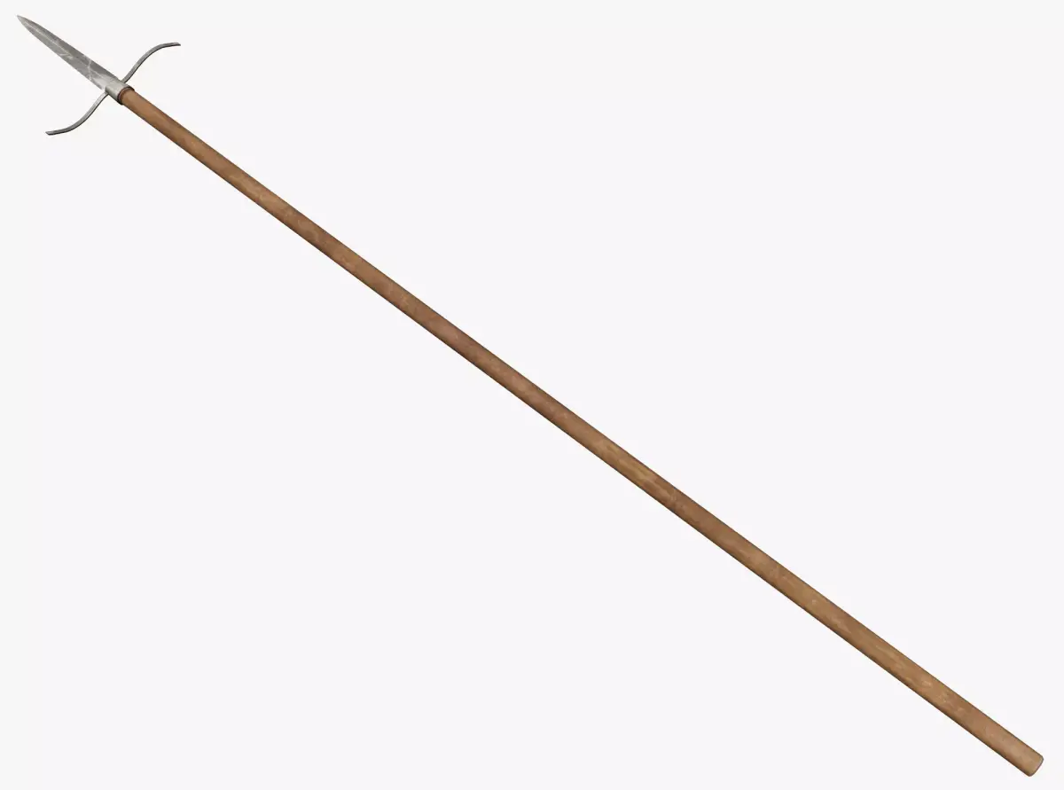 Medieval Spear Low-poly 3D model 6