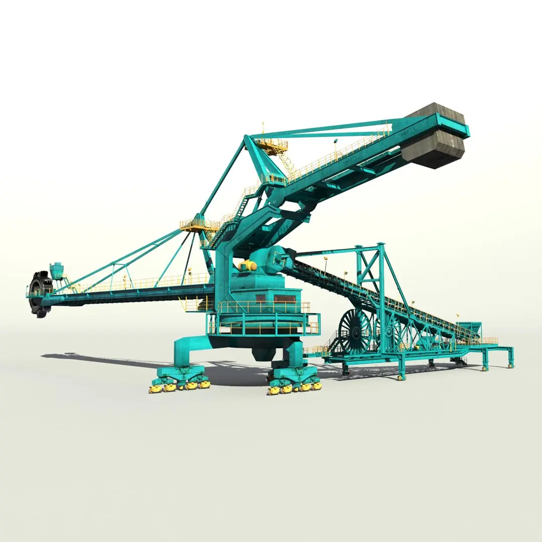 Stacker Reclaimer 3D model get