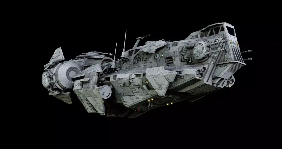 Thranta-class corvette  - Star Wars 3D model