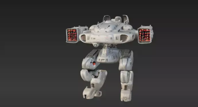 Mecha 2 by Tripo Free 3D model