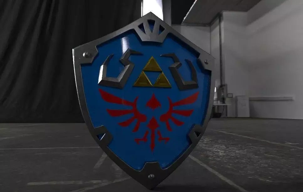 Hylian Shield - The Legend of Zelda 3D model