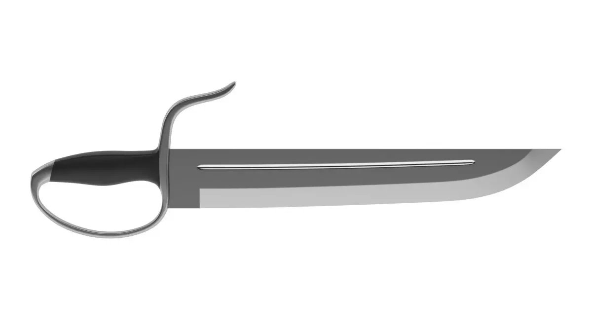 Butterfly Sword 04 3D model