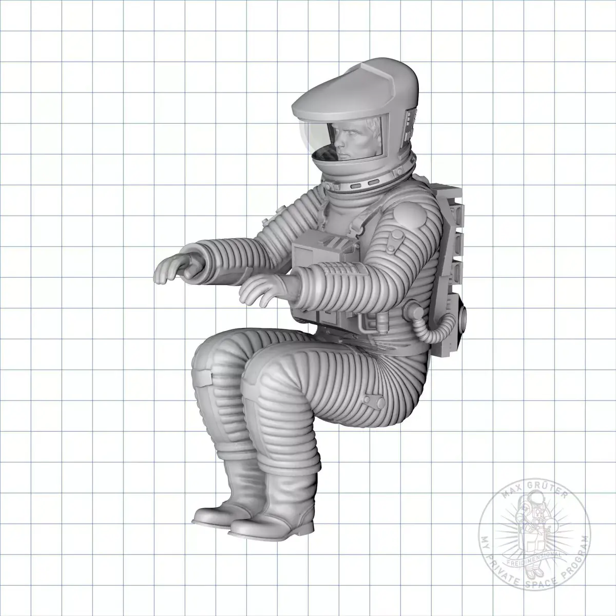 EVA Pod Pilot - 2001 A Space Odyssey  3D print model