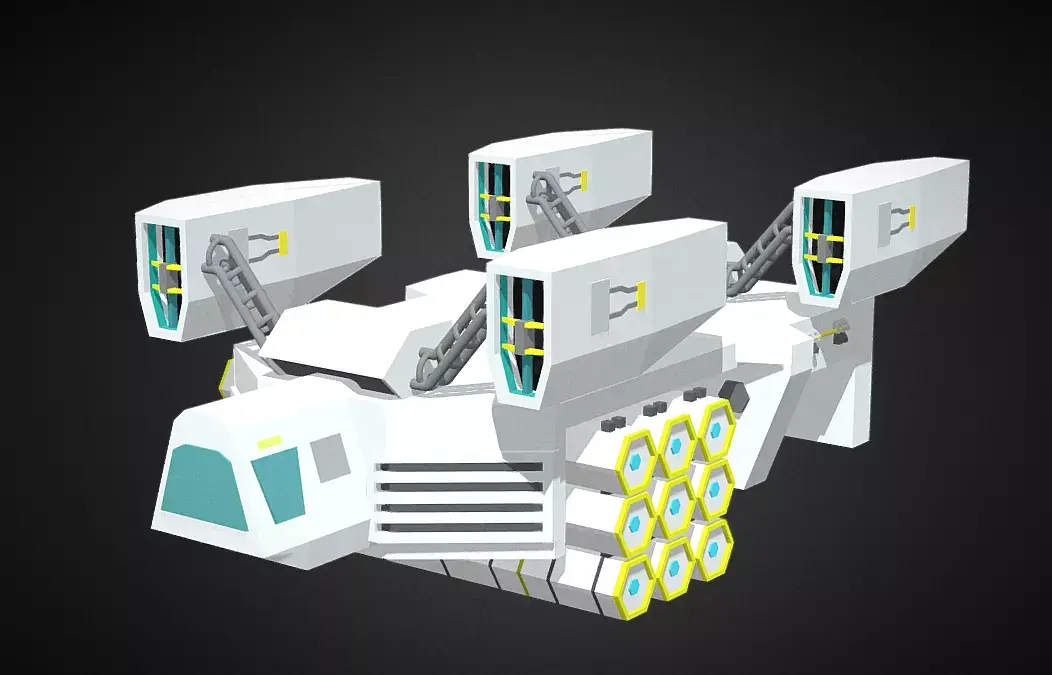 Space Station civilian Type I vehicle Free 3D model