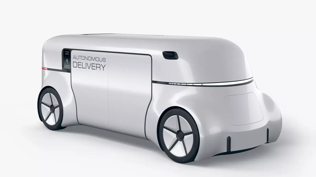 Autonomous Commercial Delivery Drone 3D model
