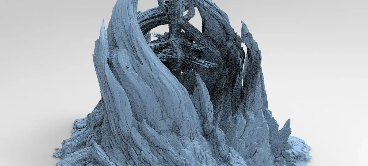 Spiral Mountain City  3D model