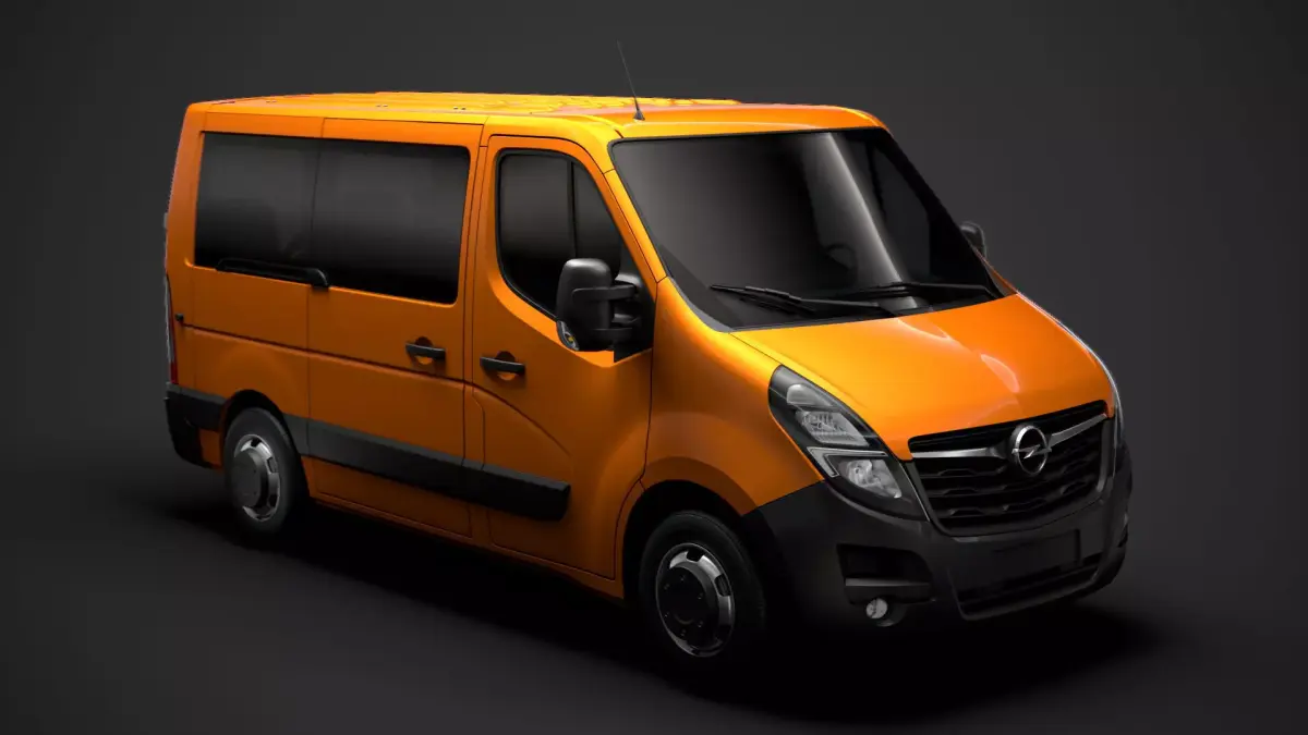 Opel Movano L1H1 WindowVan 2020 3D model