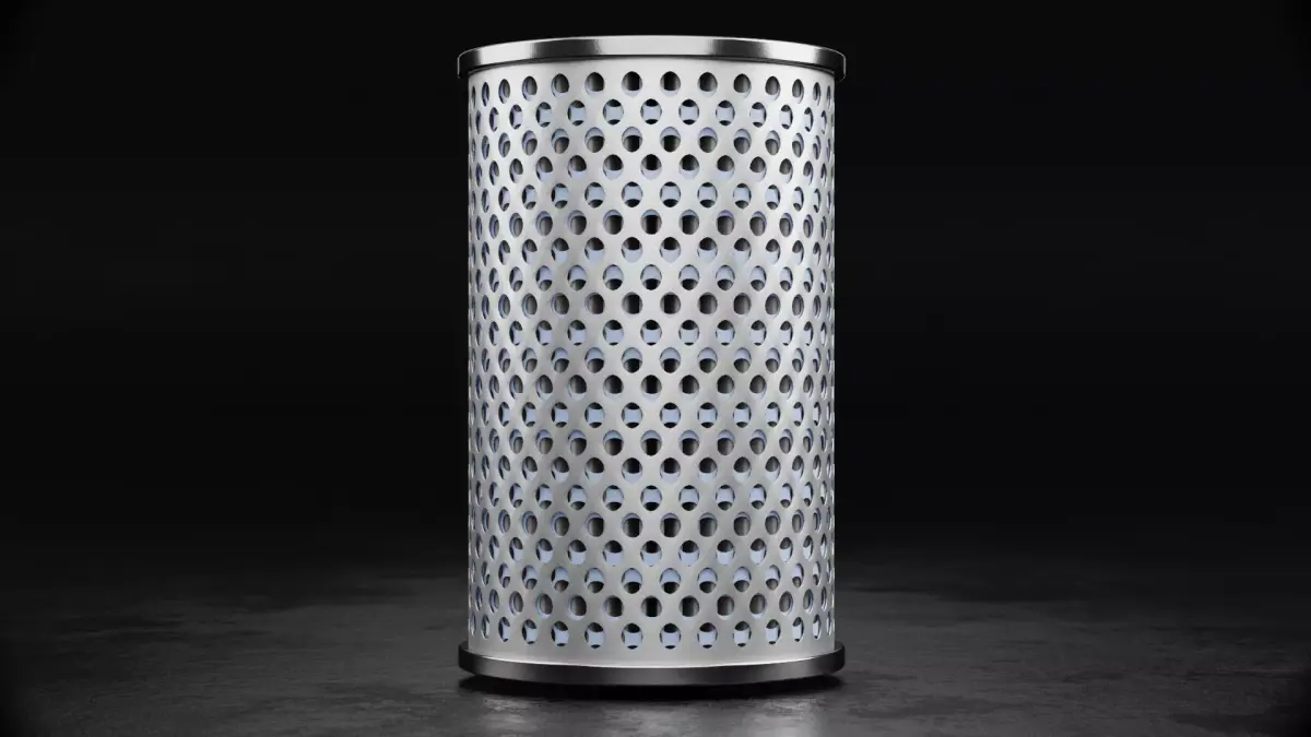 Car Filter Type J 3D model