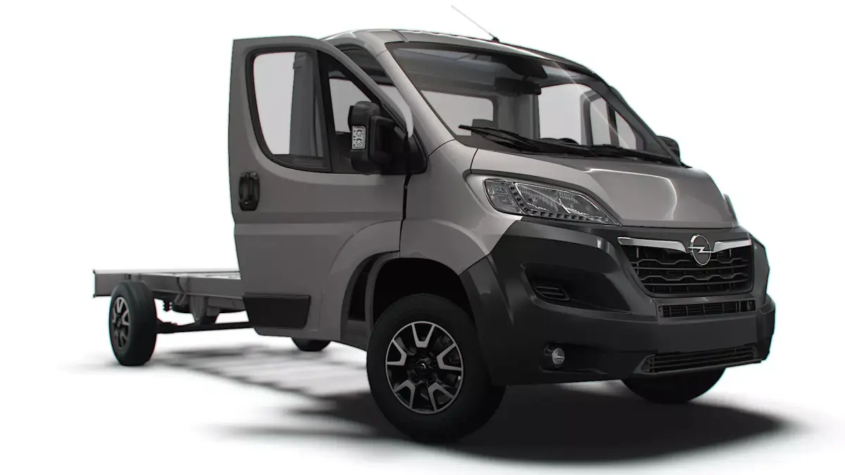 Opel Movano Chassis Truck SCab 4300WB HQInterior 2023 3D model