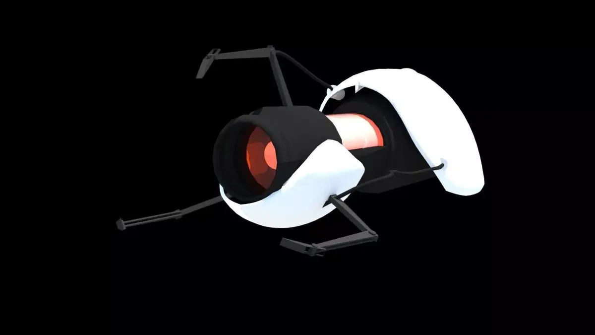Portal Gun  Free low-poly 3D model