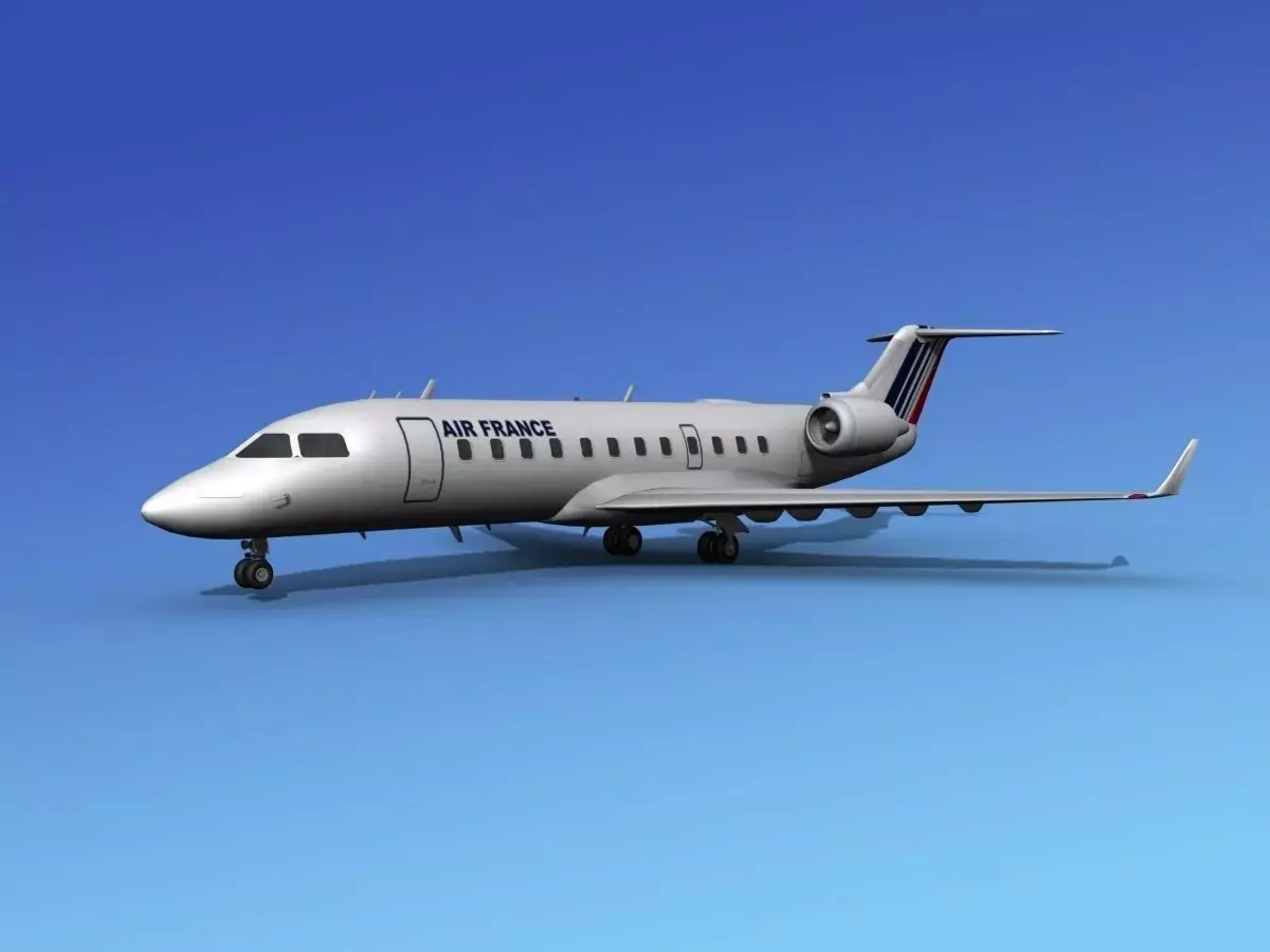 Canadair CRJ200 Air France 3D model