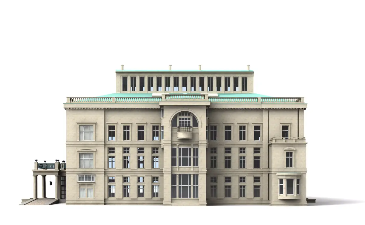Villa Huegel Essen 3D model