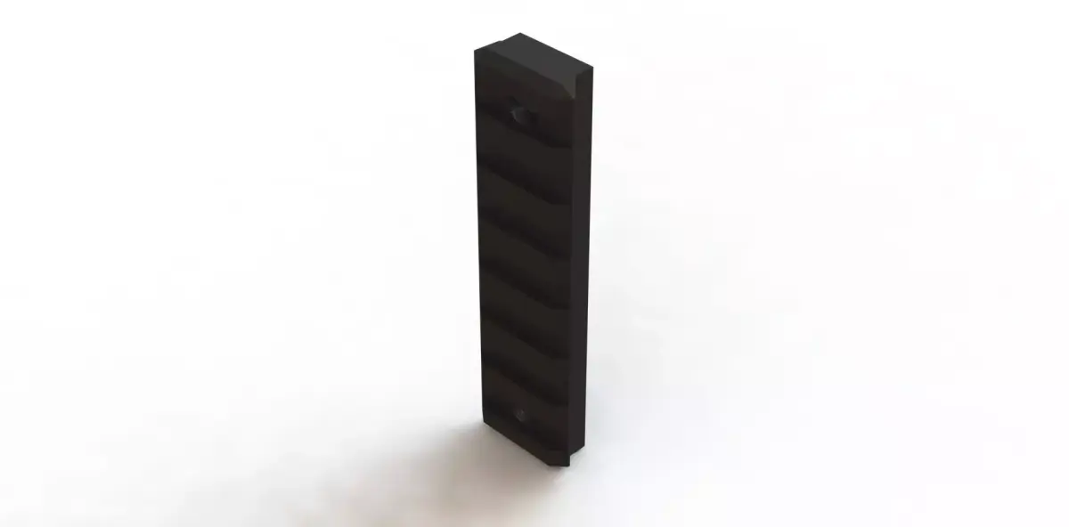 Trilho Picatinny 7 Keymod Rail 3D model