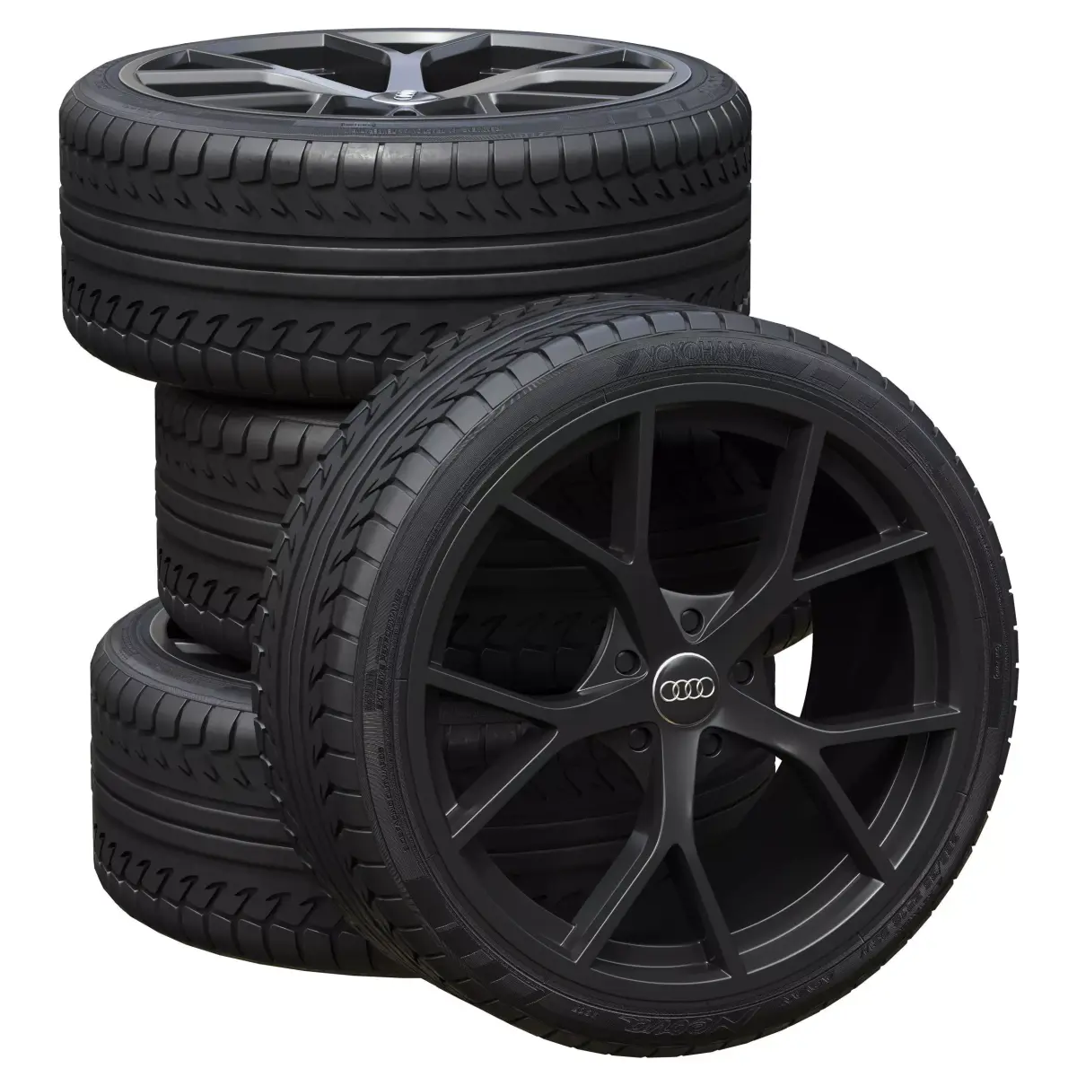 Audi wheels 3D model