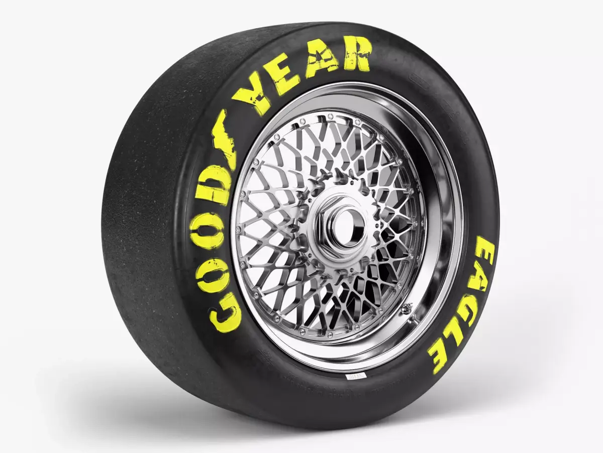 Goodyear Eagle BBS E55 Combo 3D model