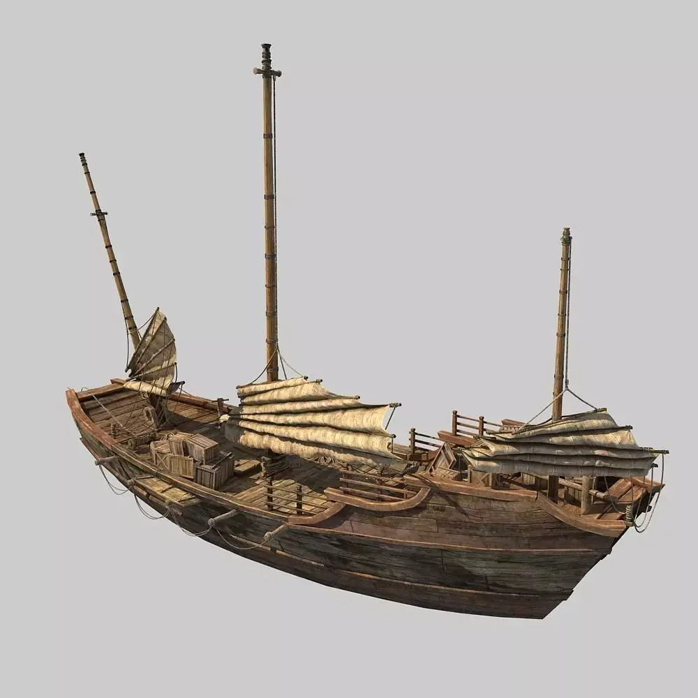 Chinese Boat 3D model