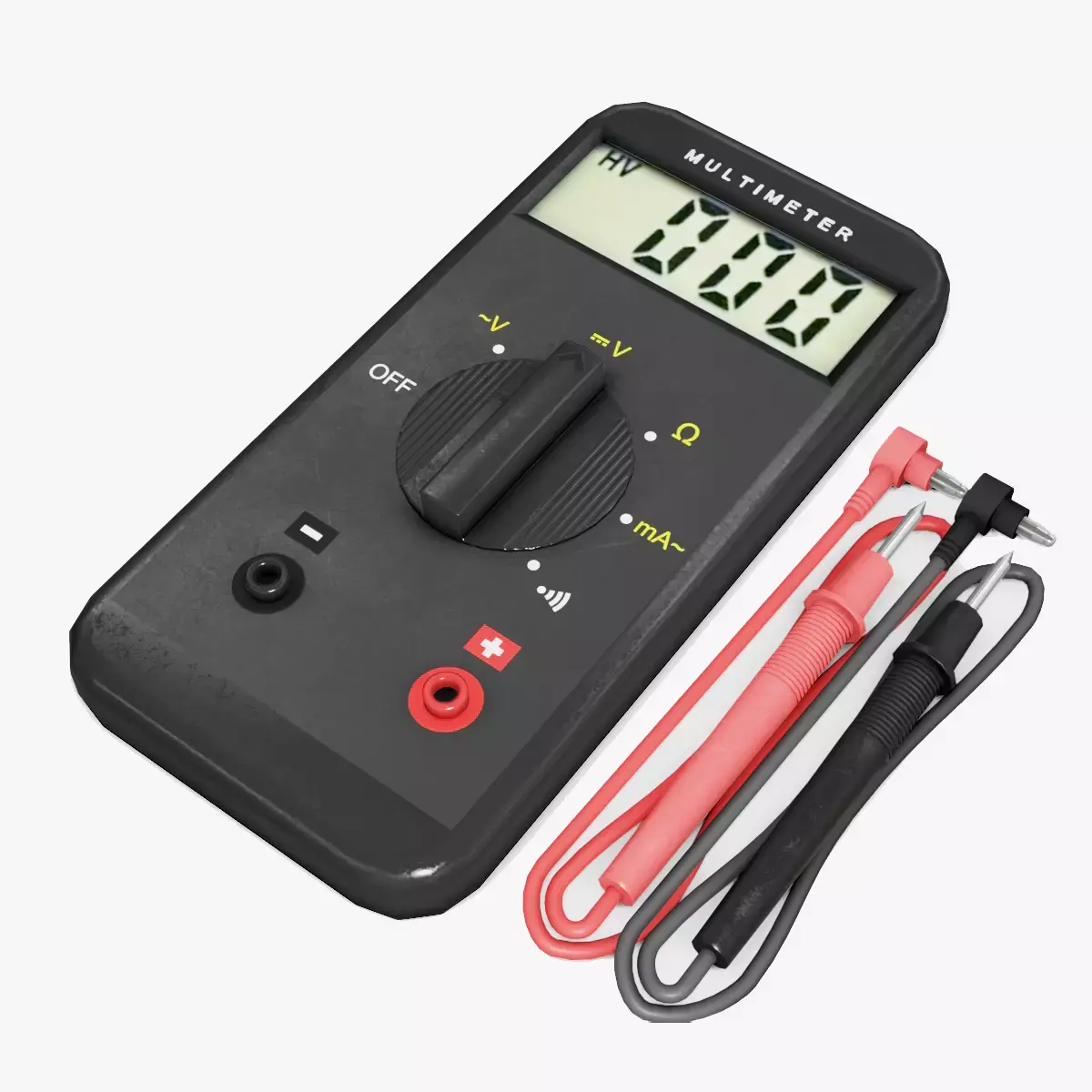 easy multimeter Low-poly 3D model