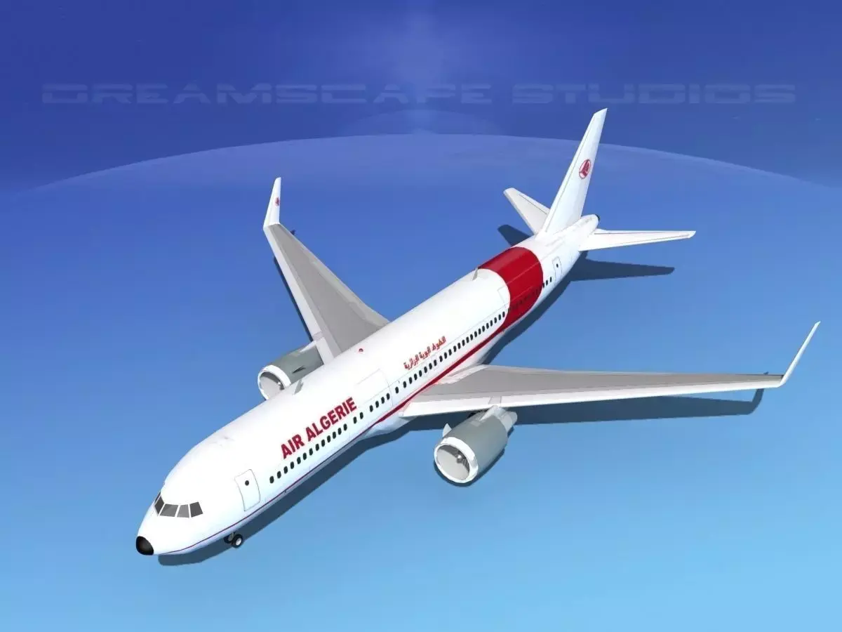  Boeing 767-300 Air Algerie 3D model