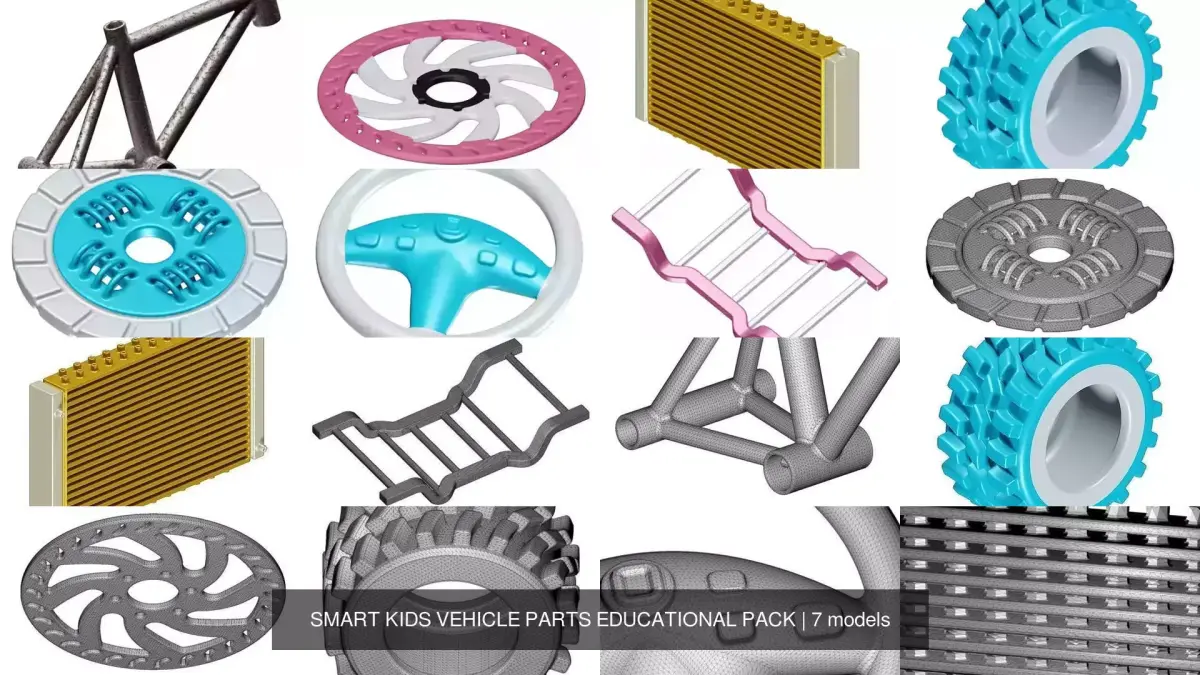 SMART KIDS VEHICLE PARTS EDUCATIONAL PACK