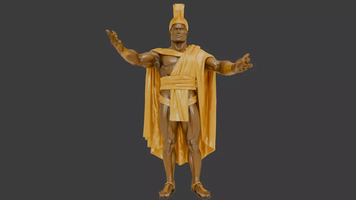 King Kamehameha I 3D model