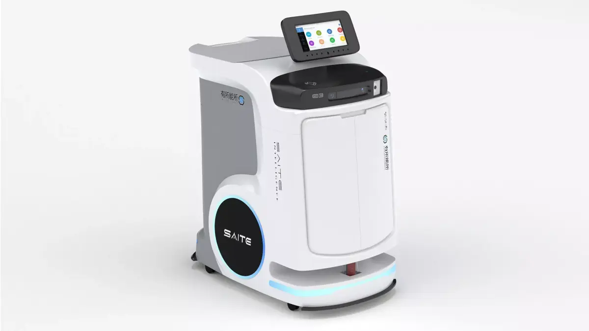 Saite Hospital Delivery Robot 3D model