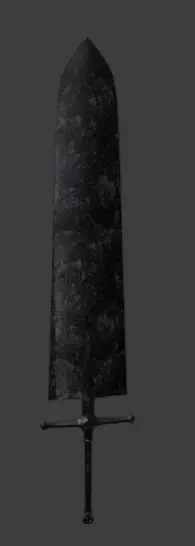 Black Clover Espada Asta Demon-Slayer Sword mesh 3D Free low-poly 3D model