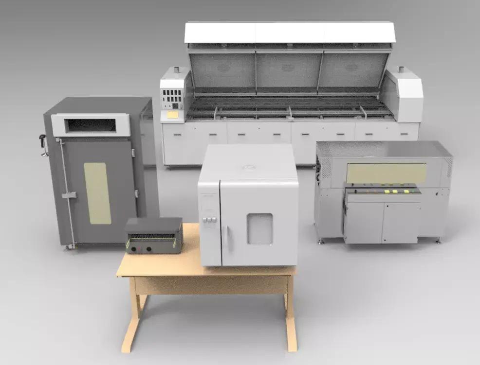 Collection of oven-type devices 3D model