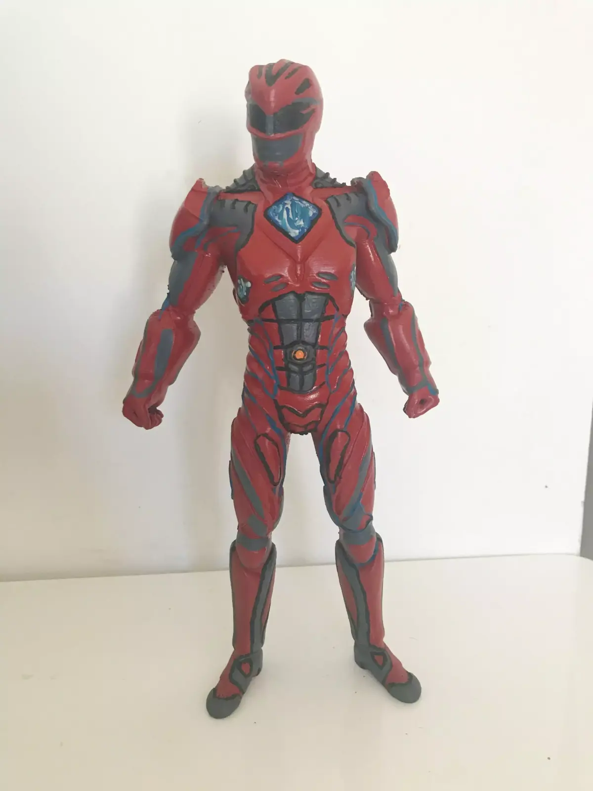 Power Ranger Red Ranger 250mm 3d print Free 3D print model