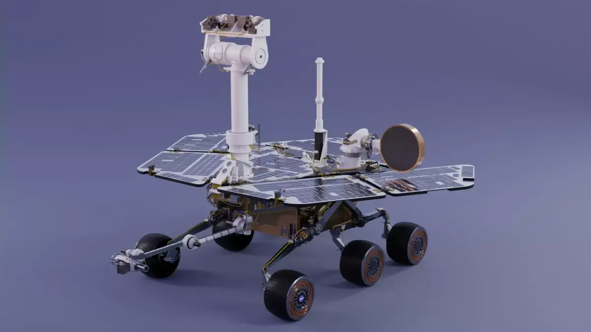 Opportunity rover 3D model