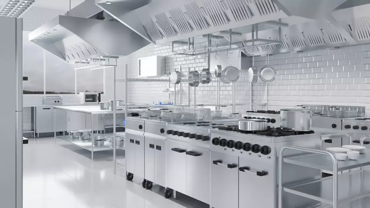 Commercial Kitchen 3D Model 3D model