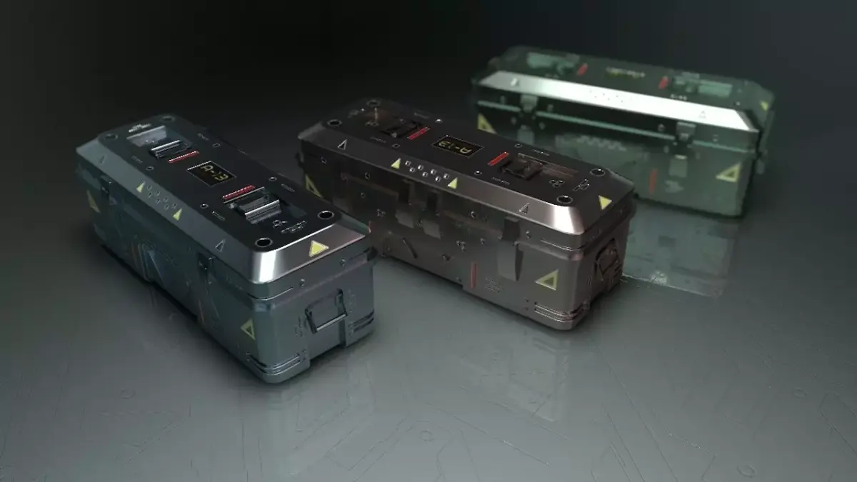sci-fi box1 3D model