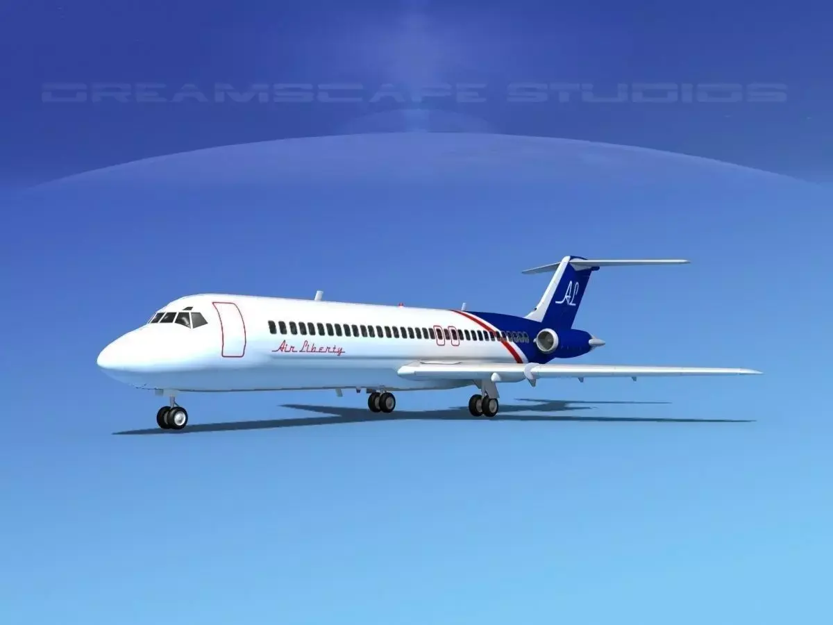 Douglas DC-9-30 Air Liberty 3D model