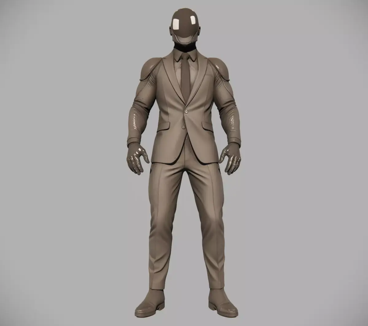 Cyberpunk Business Agent 3D Model 3D model