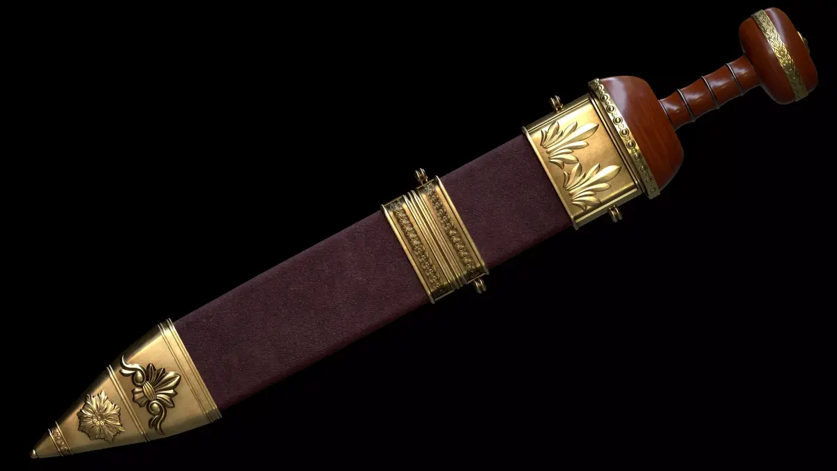 ROMAN GLADIUS SWORD  Low-poly 3D model