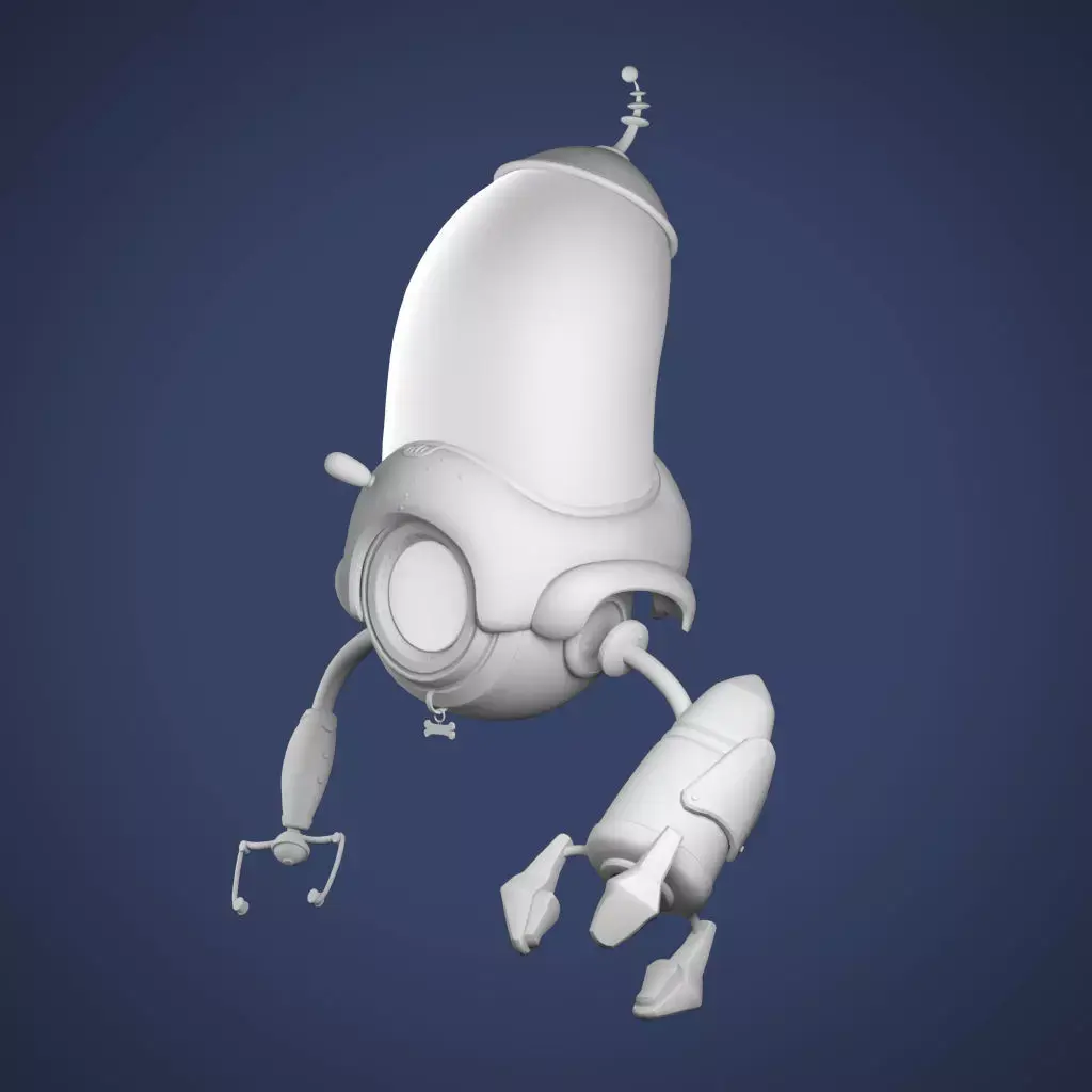 Little Robot 3D model get