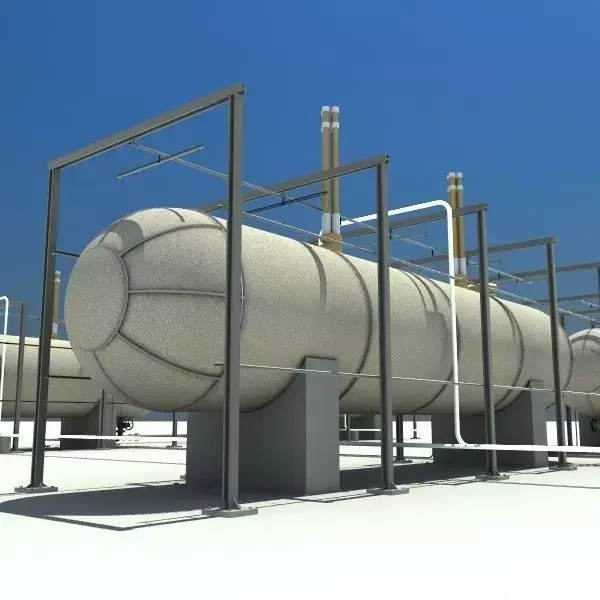 Gas Tank 3D model shop