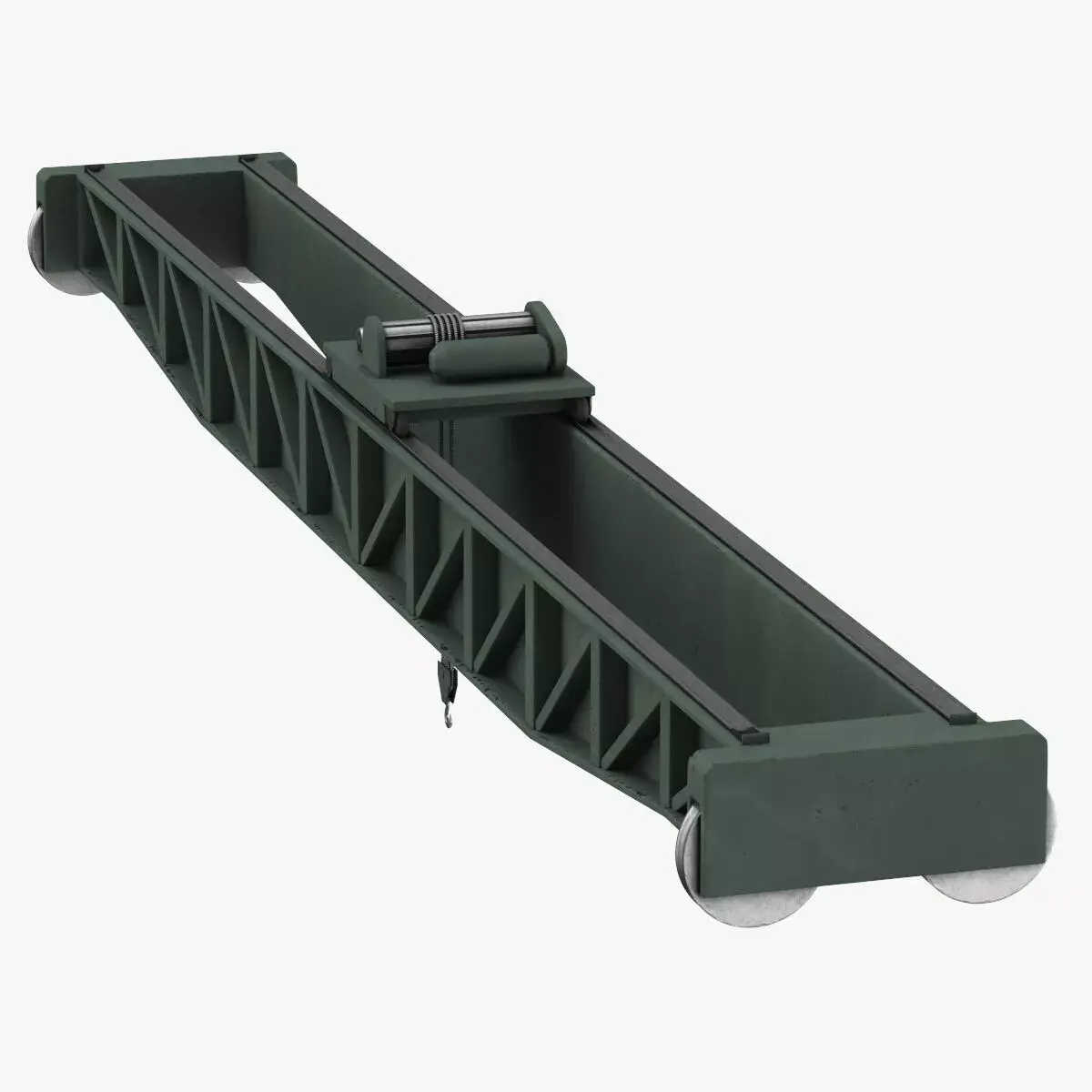 Game Ready Interior Overhead Crane 3D model