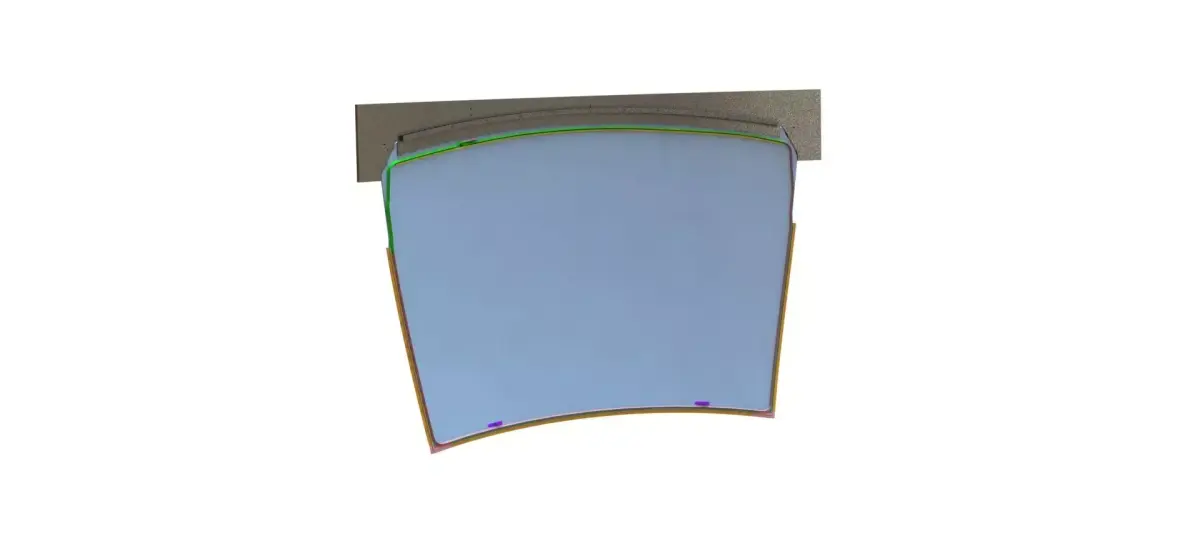Gage Aplicacao Vedacao Vidro Front Glass Sealing Application 3D model