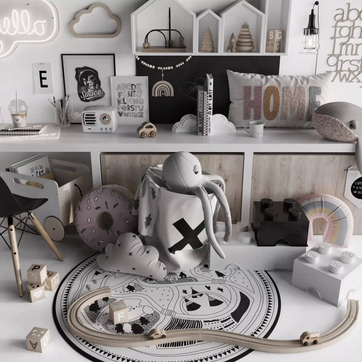 Chidren Set 1 3D model 3D model
