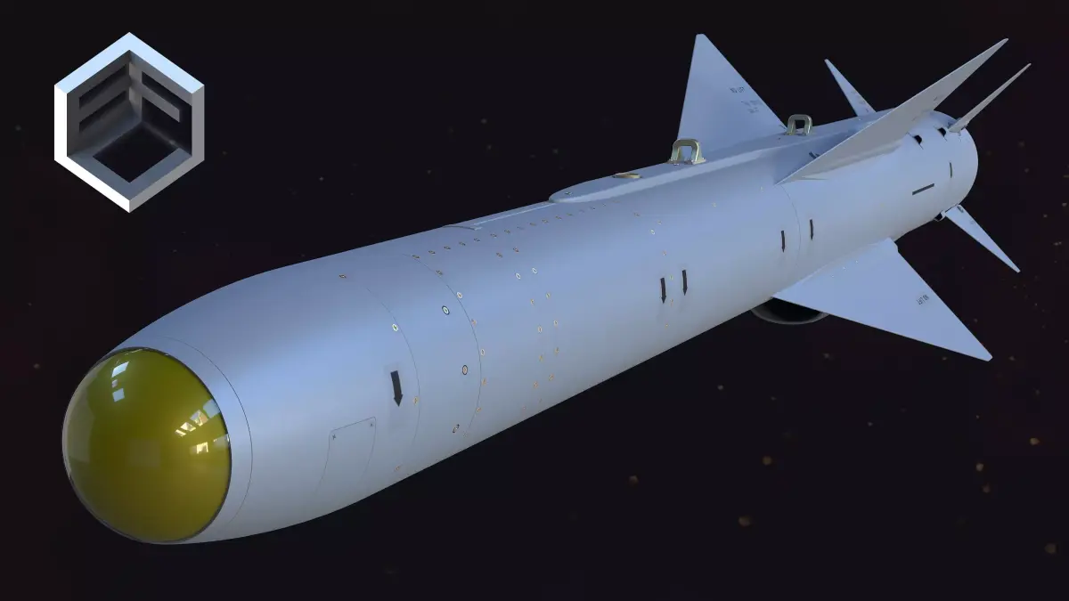 ASM-2  Type 93 air-to-ship missile 3D model