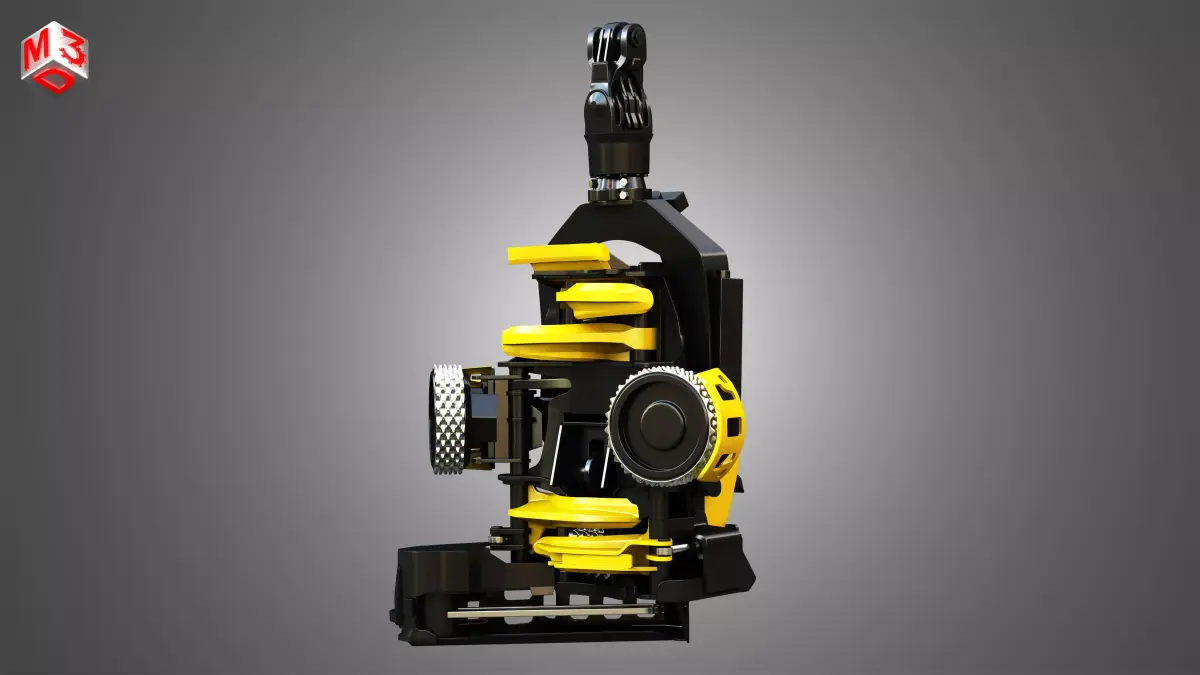 Scorpion king Forestry Harvester Head 3D model