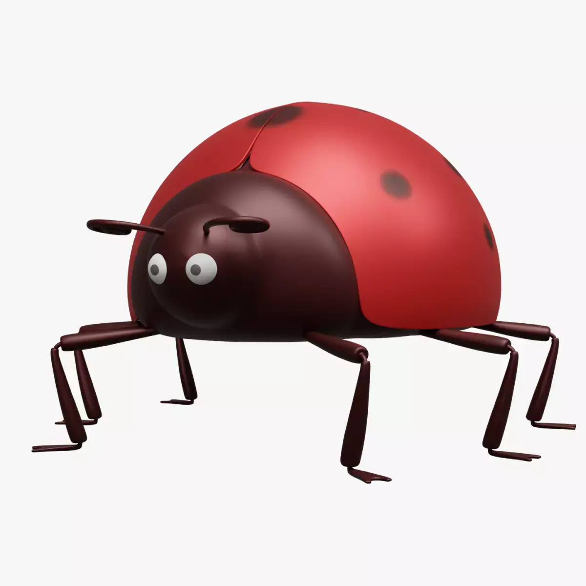 LadyBug Rigged Model 3D model