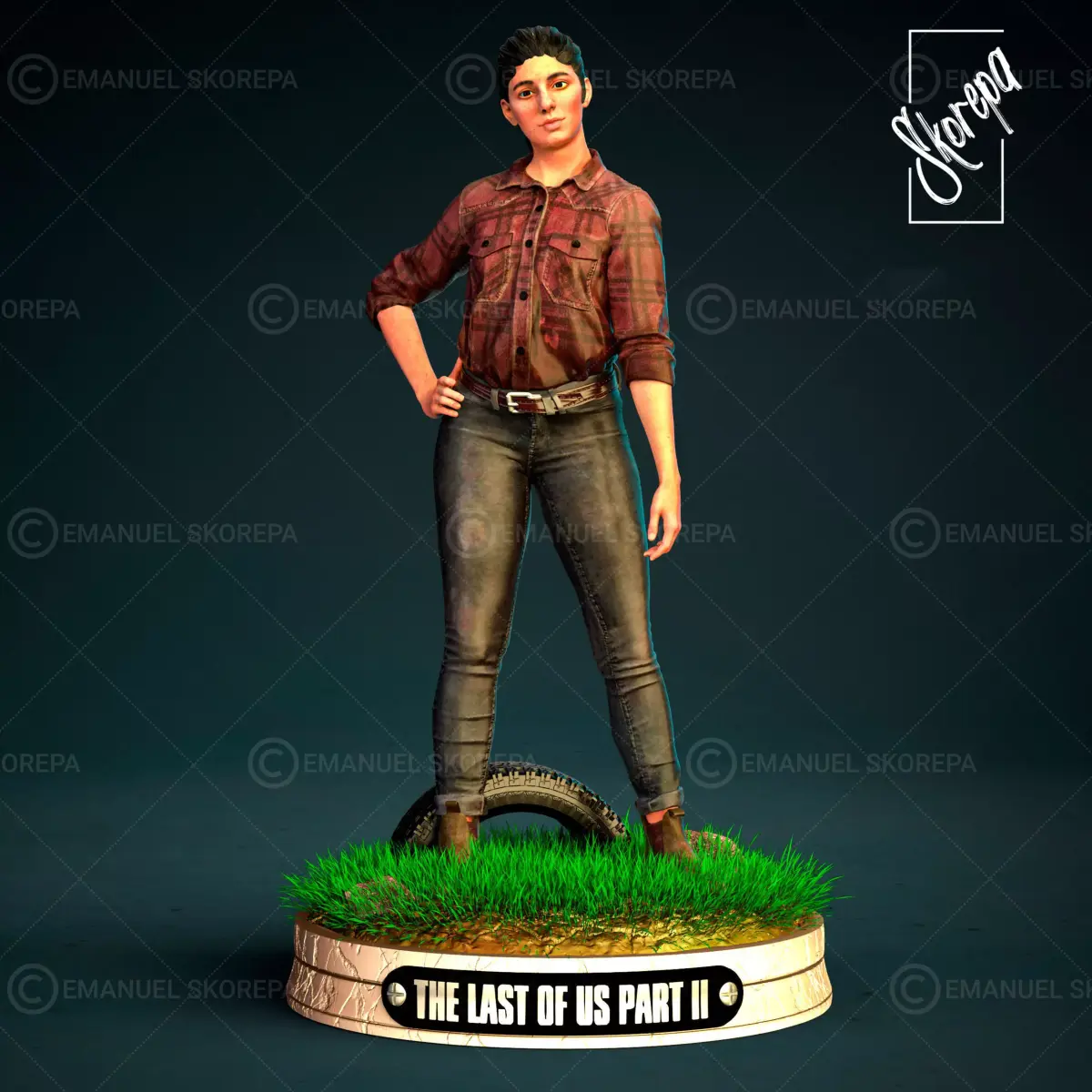 Dina - The Last of Us Part 2 3D print model